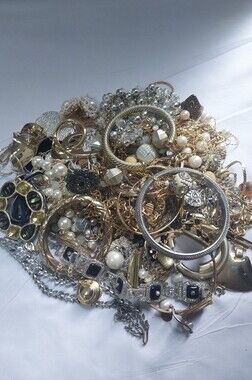 Vintage to Mod Stunning Mixed Metal Lot Some Signed Pieces 2LB